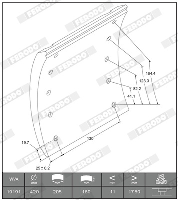 FERODO K19191.0-F3504 Kit...