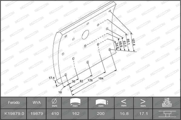 FERODO K19879.0-F3537 Kit...