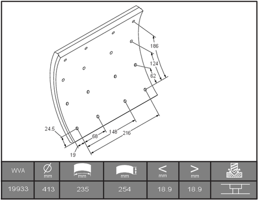 FERODO K19933.0-F3658 Kit...