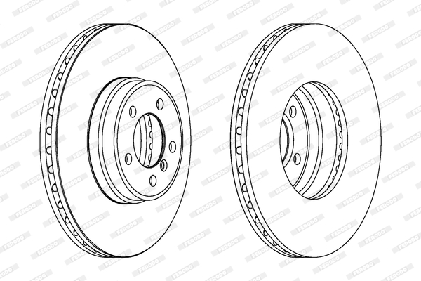 FERODO DDF1411C-1 PREMIER Δισκόπλακα for LAND ROVER