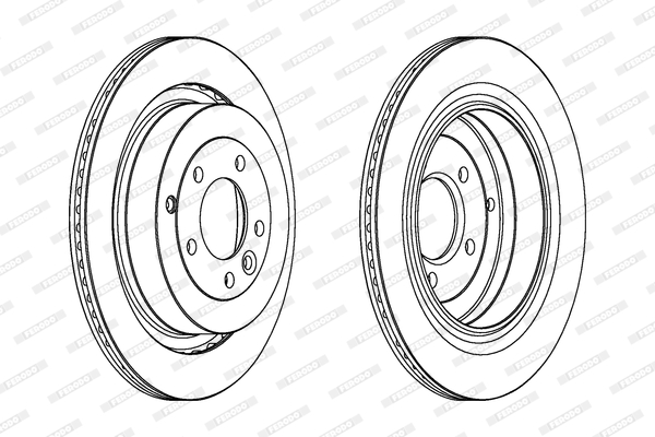 FERODO DDF1433C-1 PREMIER Δισκόπλακα for LAND ROVER