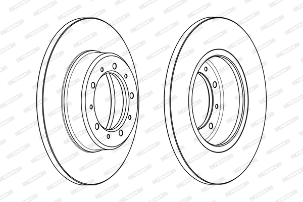 FERODO DDF2083C PREMIER Δισκόπλακα for LAND ROVER