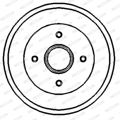 FERODO FDR329245 PREMIER Ταμπούρο for CITROËN LIFAN PEUGEOT