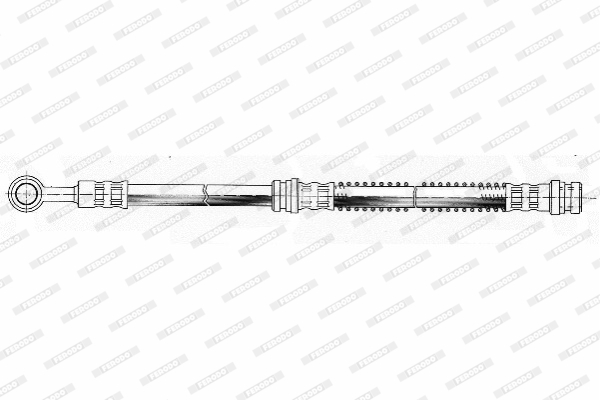 FERODO FHY2220 Ελαστικός σωλήνας φρένων for MITSUBISHI VOLVO