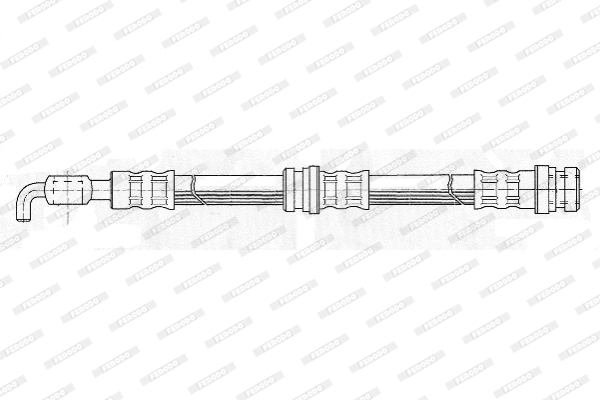 FERODO FHY2221 Ελαστικός σωλήνας φρένων for MITSUBISHI VOLVO