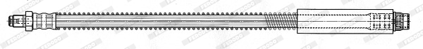 FERODO FHY2240 Ελαστικός σωλήνας φρένων for MAZDA PEUGEOT VW