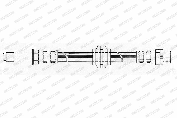 FERODO FHY2468 Ελαστικός σωλήνας φρένων for BMW