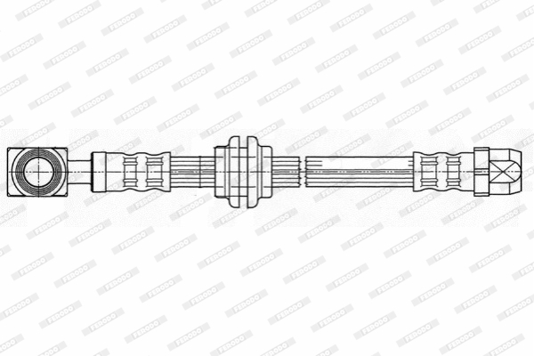 FERODO FHY2479 Ελαστικός σωλήνας φρένων for MINI