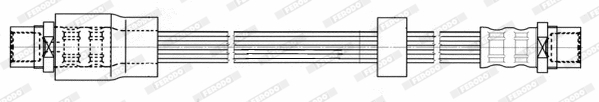 FERODO FHY2548 Ελαστικός σωλήνας φρένων for AUDI SEAT TOYOTA