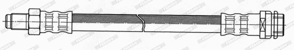 FERODO FHY2557 Ελαστικός σωλήνας φρένων for MERCEDES-BENZ