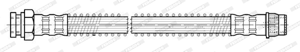 FERODO FHY2595 Ελαστικός σωλήνας φρένων for CITROËN PEUGEOT
