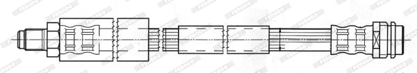 FERODO FHY2597 Brake Hose for MERCEDES-BENZ
