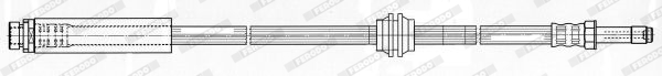 FERODO FHY2616 Brake Hose for FORD