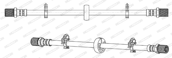 FERODO FHY2797 Brake Hose for IVECO