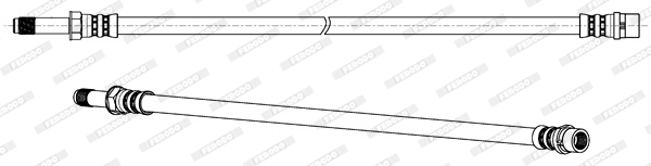 FERODO FHY3234 Brake Hose for MERCEDES-BENZ VW