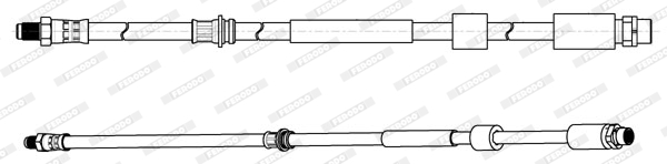 FERODO FHY3285 Brake Hose for BMW