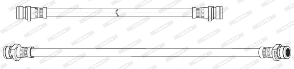 FERODO FHY3375 Ελαστικός σωλήνας συμπλέκτη for HONDA