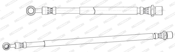 FERODO FHY3376 Ελαστικός σωλήνας συμπλέκτη for SUBARU