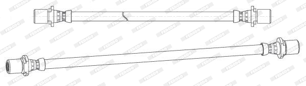 FERODO FHY3381 Ελαστικός σωλήνας συμπλέκτη for TOYOTA