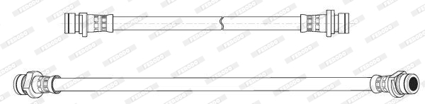 FERODO FHY3395 Ελαστικός σωλήνας συμπλέκτη for HONDA