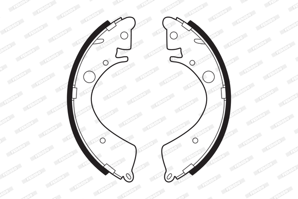 FERODO FSB219 PREMIER Σετ σιαγόνων φρένων for HONDA