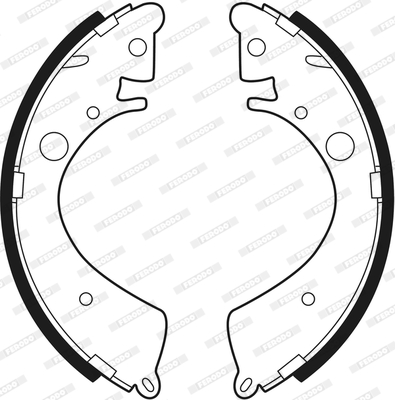 FERODO FSB219 PREMIER Σετ σιαγόνων φρένων for HONDA