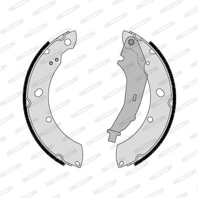 FERODO FSB4314 Σετ σιαγόνων φρένων for SKODA VW