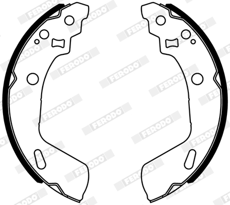 FERODO FSB4315 PREMIER Σετ σιαγόνων φρένων for SUZUKI