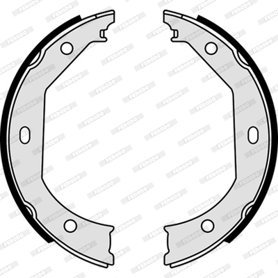FERODO FSB585 PREMIER Σετ σιαγόνων φρένων, χειρόφρενο for ALFA ROMEO ALPINA BMW