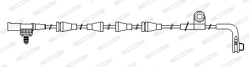 FERODO FWI282 PREMIER Warning Contact, brake pad wear for LAND ROVER