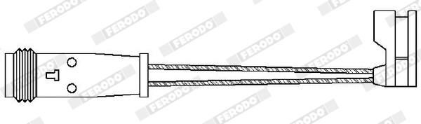 FERODO FWI294 PREMIER Warning Contact, brake pad wear for MERCEDES-BENZ VW