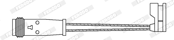 FERODO FWI294 PREMIER Warning Contact, brake pad wear for MERCEDES-BENZ VW