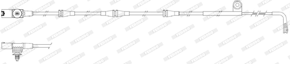FERODO FWI298 PREMIER Warning Contact, brake pad wear for AUDI LAND ROVER