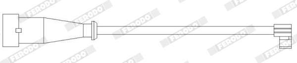 FERODO FWI303 PREMIER Προειδοπ. επαφή, φθορά υλικού τριβής των φρένων for IVECO
