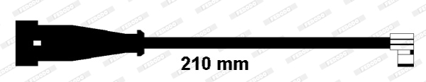 FERODO FWI306 PREMIER Warning Contact, brake pad wear for IVECO