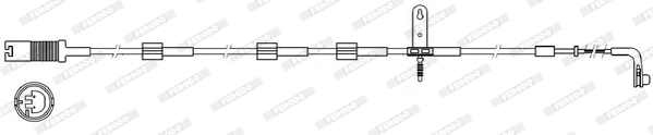 FERODO FWI316 PREMIER Προειδοπ. επαφή, φθορά υλικού τριβής των φρένων for MINI