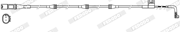 FERODO FWI318 PREMIER Προειδοπ. επαφή, φθορά υλικού τριβής των φρένων for BMW