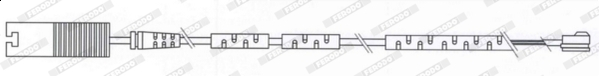 FERODO FWI357 PREMIER Προειδοπ. επαφή, φθορά υλικού τριβής των φρένων for BMW