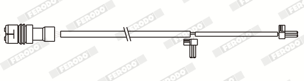 FERODO FWI382 PREMIER Warning Contact, brake pad wear for PORSCHE