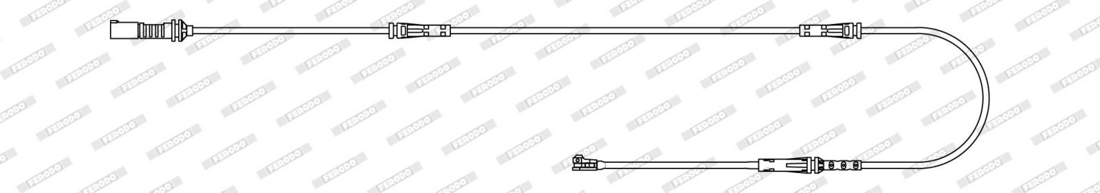 FERODO FWI490 Warning Contact, brake pad wear for BMW TOYOTA