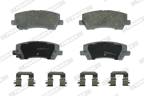 FERODO QC1793 TQ Brake Pad Set, disc brake Rear Axle for FORD USA
