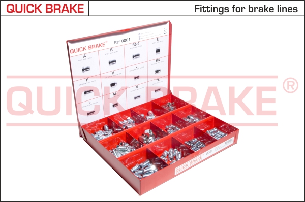 QUICK BRAKE 0001 Assortimento, Strumentazione-Assortimento, Strumentazione-Ricambi Euro