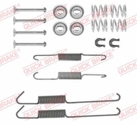 QUICK BRAKE 105-0002 Kit accessori, Ganasce freno