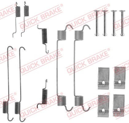 QUICK BRAKE 105-0005 Kit accessori, Ganasce freno-Kit accessori, Ganasce freno-Ricambi Euro