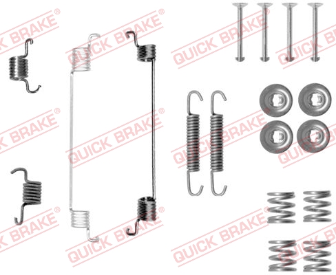 QUICK BRAKE 105-0014 Kit accessori, Ganasce freno-Kit accessori, Ganasce freno-Ricambi Euro