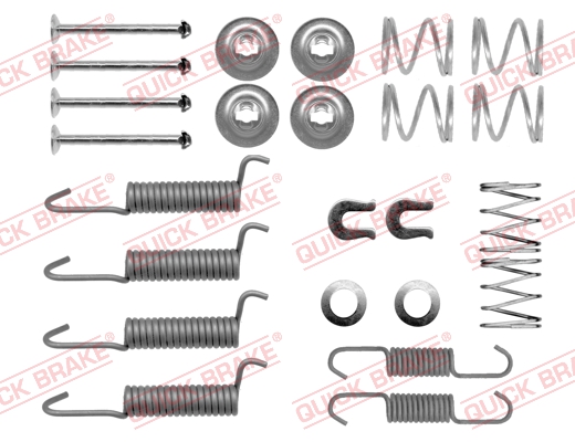 QUICK BRAKE 105-0016 Kit accessori, Ganasce freno stazionamento