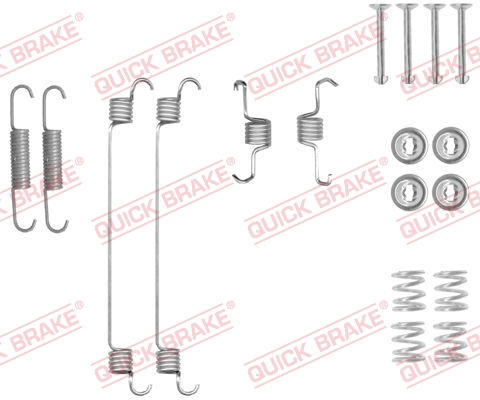 QUICK BRAKE 105-0018 Kit accessori, Ganasce freno-Kit accessori, Ganasce freno-Ricambi Euro