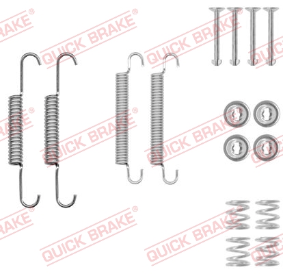 QUICK BRAKE 105-0020 Kit accessori, Ganasce freno stazionamento-Kit accessori, Ganasce freno stazionamento-Ricambi Euro