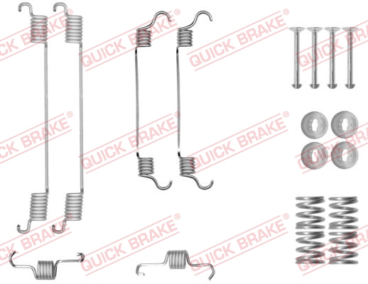 QUICK BRAKE 105-0034 Kit accessori, Ganasce freno-Kit accessori, Ganasce freno-Ricambi Euro