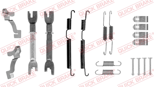 QUICK BRAKE 105-0045S Kit accessori, Ganasce freno-Kit accessori, Ganasce freno-Ricambi Euro